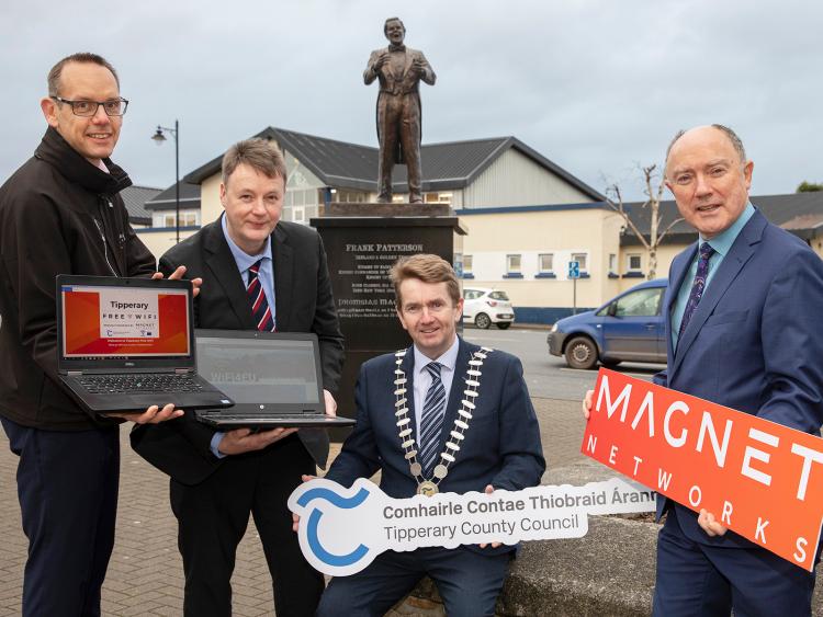 Six Tipperary towns set to get free public Wi-Fi by end of April as part of the WiFi4EU initiative, proudly powered by Magnet Networks