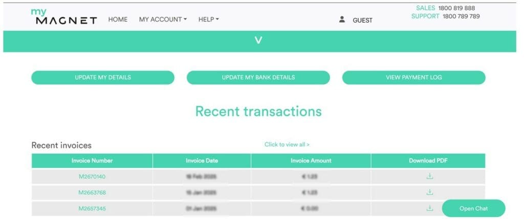 Magnet Plus Invoice Management